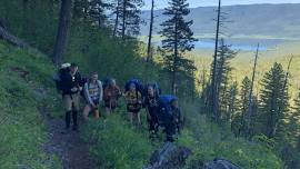 Young Adult Backpacking Trip