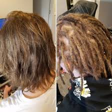 The important thing to remember here is to wait a little bit before trimming your dreadlocks. Dread Creation On Short Hair Melbourne Dreadlocks