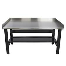 Bench Solution Commercial Duty Foldaway Workbench With 60 In X 24 In Work Surface And Locking Metal Adjustable Height Workbench Workbench Plans Diy Workbench