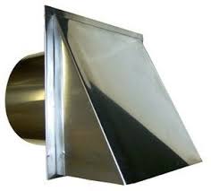 Stainless 8 Inch Range Hood Wall Vent Wall Vents Exhaust Fan Kitchen Range Hood