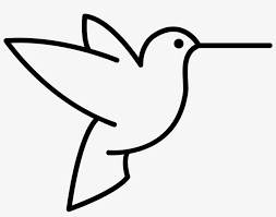 Download Humming Bird Outline From Side View Svg Clipart Birds Outline Transparent Png 982x724 Free Download On Nicepng