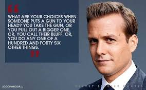  30 Witty One Liners By Harvey Specter That Are The Secret To His Success Harvey Specter Quotes Witty One Liners One Liner