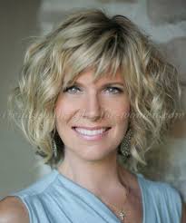 A great way to liven up your look and play with texture, this long hair with a center part makes for a stunning combination. Short Hairstyles Over 50 Hairstyles Over 60 Wavy Bob Hairstyle Short Curly Hairstyles For Women Medium Hair Styles Medium Length Hair Styles