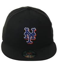 New Era 59fifty Retro On Field New York Mets 2000 Alternate 2 Hat Black New Era 59fifty New York Mets Fitted Hats