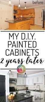 Diy Painted Kitchen Cabinets Update Designertrapped Com Diy Kitchen Cabinets Painting Kitchen Cabinets Before And After Kitchen Renovation