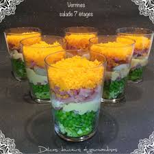 Verrines Salade 7 Etages Delices Douceurs Et Gourmandises Salade 7 Etages Salade Bon Appetit