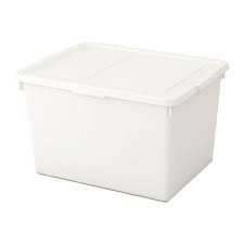 Sockerbit Box With Lid White 15x20x11 Ikea Box With Lid Small Storage