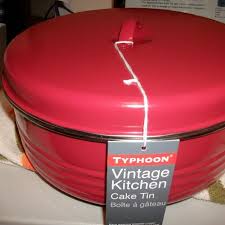 typhoon vintage kitchen large cake tin
