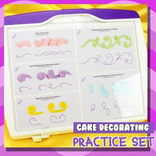Select your favorite variations and use them to decorate your. Cake Decorating Icing Piping Nozzles Practice Drawings Practice Board Shopperbella