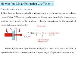 Molar Extinction Coefficient