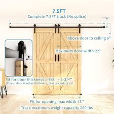 A collection of marketing, sales and product resources for the 105 series. Amazon Com Zekoo 7 5 Ft Reliabilt Sliding Barn Door Hardware Roller Track Kit Home Improvement