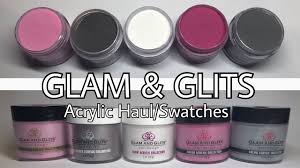 Glam Glits Colour Acrylic Swatches