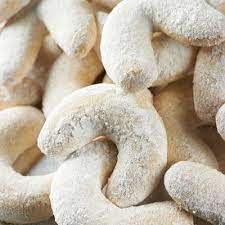 Vanilla Kifli Cookies Recipe Recipe Hungarian Recipes Croatian Recipes Macedonian Food