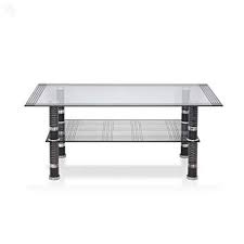 Tabletop with tempered, beveled glass and chrome frame offers durability. Royal Oak Nova Coffee Table Black Amazon In Furniture