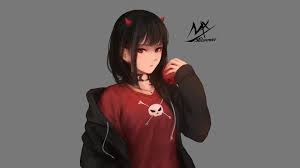 Free anime live / animated wallpapers. 3840x2160 Devil Anime Girl Art 4k Wallpaper Hd Anime 4k Wallpaper Wallpapers Den