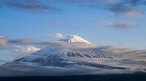 4k Timelapse Rolling Clouds Over Mt Fuji At Sunset Japan Video By C Lkunl Stock Footage 124339106