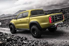 2018 Mercedes Benz X Class Rear View Taillights Mercedes Truck Pickup Trucks Mercedes