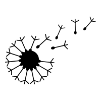 Check Out Dandelion Icon Created By Alice Noir Graphic Design Projects Dandelion Royalty Free Icons