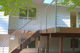 The price is dependent on the railing brand, style, length, and height you choose. The Fascia Systems Album Modern Stainless Steel Railing Handrail Of Cable Glass Fascia Design Railing Stainless Steel Railing