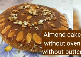 The cake is made in an idli steamer that is commonly found in most households. Recipe Of Ultimate Almond Cake Without Oven And Without Butter Malayalam