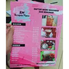 Check spelling or type a new query. Cetak Menu Produk Menu Makanan Salon Skincare Murah Belum Termasuk Desain Shopee Indonesia