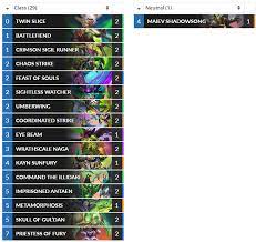 Druid and hunter expansions goblins vs gnomes the grand tournament whispers of the old gods mean streets of gadgetzan Hearthstone Top Decks On Twitter Check Out J Alexander Hs S Wrathscale Combo Demon Hunter Theorycraft Https T Co Ccpf7gombf Hearthstone Hs Dh