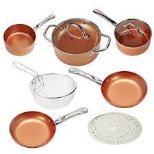 Copper Chef 9 Piece Round Set Read More Reviews Of The Product By Visiting The Link On The Image It Is An Aff Copper Chef Pots And Pans Sets Copper Cookware