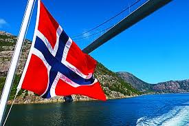 Det norske luftfartselskap a/s (literally the norwegian aviation company) or dnl, trading internationally as norwegian air lines, was an airline and flag carrier of norway. Love The Norwegian Flag Picture Of Rodne Fjord Cruise Stavanger Tripadvisor