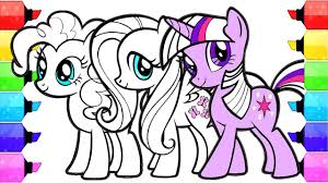 January 2, 2021 on free printable vintage my little pony coloring pages. My Little Pony Coloring Book Pages How To Draw And Color My Little Pony Movie Twilight Fluttershy Youtube