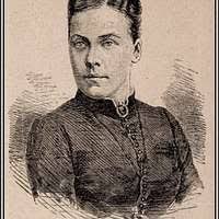 Portrett av kvinne. Kari Moen Haugros f. 28. 10. 1879