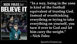 It is the 19th time that the #eagles have been on the cover.pic.twitter.com/yexilmz7kn. Nick Foles Unique Perspective On Getting In The Zone