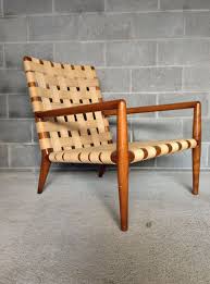 rare t h robsjohn gibbings for widdicomb web strap lounge chair mid century mid century lounge chairs mid century easy chair mid century chair