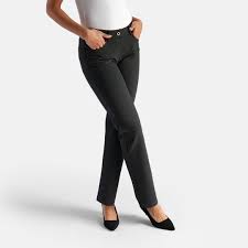 We don't think that's a stretch. Straight Leg 7 Pocket Dress Pant Yoga Pants Charcoal