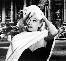 Anita Ekberg La Dolce Vita Anita Ekberg Celebrities With Cats Perfect Woman