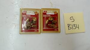 5300256 Ace Bright Brass Finish Bullet Catch 3/8 inch