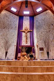 Facilities St Thomas Aquinas Catholic Parish College Station Texas Church Altar Decorations Church Decor Lent Church