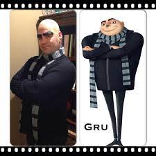 Despicable Me Gru Costume Crocheted Scarf Gru Costume Holloween Costume Despicable Me Costume