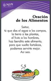 Oracion De Los Alimentos Frases Motivadoras Oracion Para Los Alimentos Oraciones Para Ninos