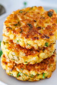 Cheesy Corn Fritters Recipes Corn Fritter Recipes Food