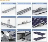 New Design Aluminum Flat Roof Ballasted Solar Mounting ...