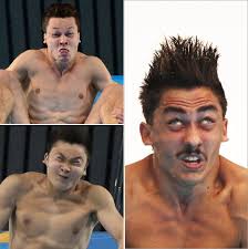 Faces Of Olympic Divers