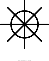 See more ideas about coloring pages, colouring pages, adult coloring pages. Download Hd Ship Wheel Coloring Page Compass Tattoo Designs Simple Transparent Png Image Nicepng Com