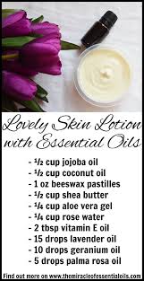 diy essential oil body lotion recipe