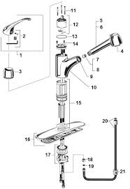 kitchen pull out faucet parts catalog