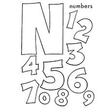 Letter n is for noah coloring page big n free alphabet coloring pages Top 10 Free Printable Letter N Coloring Pages Online