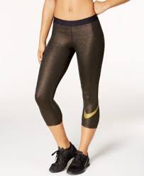 Black And Gold Nike Pro Leggings Nike Pro Cool Gold Capri Leggings Nike Pro Cool Sparkle Leggings Nike Pros