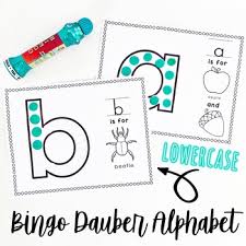 Our intention is that these bingo dauber dot printable worksheets photos gallery can be useful for you, deliver you more references and most important: Bingo Dauber Alphabet Worksheets Teaching Resources Tpt