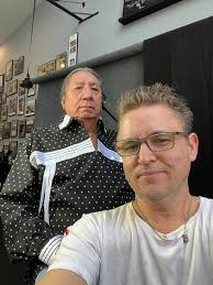 Portrait of cousin by cousin in conte pencil