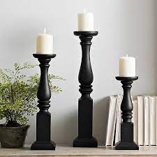 Do you ever do that? Farmhouse Home Decor Accessory Distressed Wood Pillar Candle Holders Set Of 5 Rustic Candlestick Holders Set Home Decor Moonloop Home Kitchen