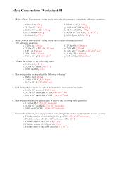 To convert from moles to molecules multiply the molar amount of the molecule by avogadro's number. Converting Grams To Moles Worksheet Printable Worksheets And Activities For Teachers Parents Tutors And Homeschool Families